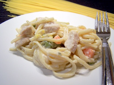 Linguine Chicken Primavera-image