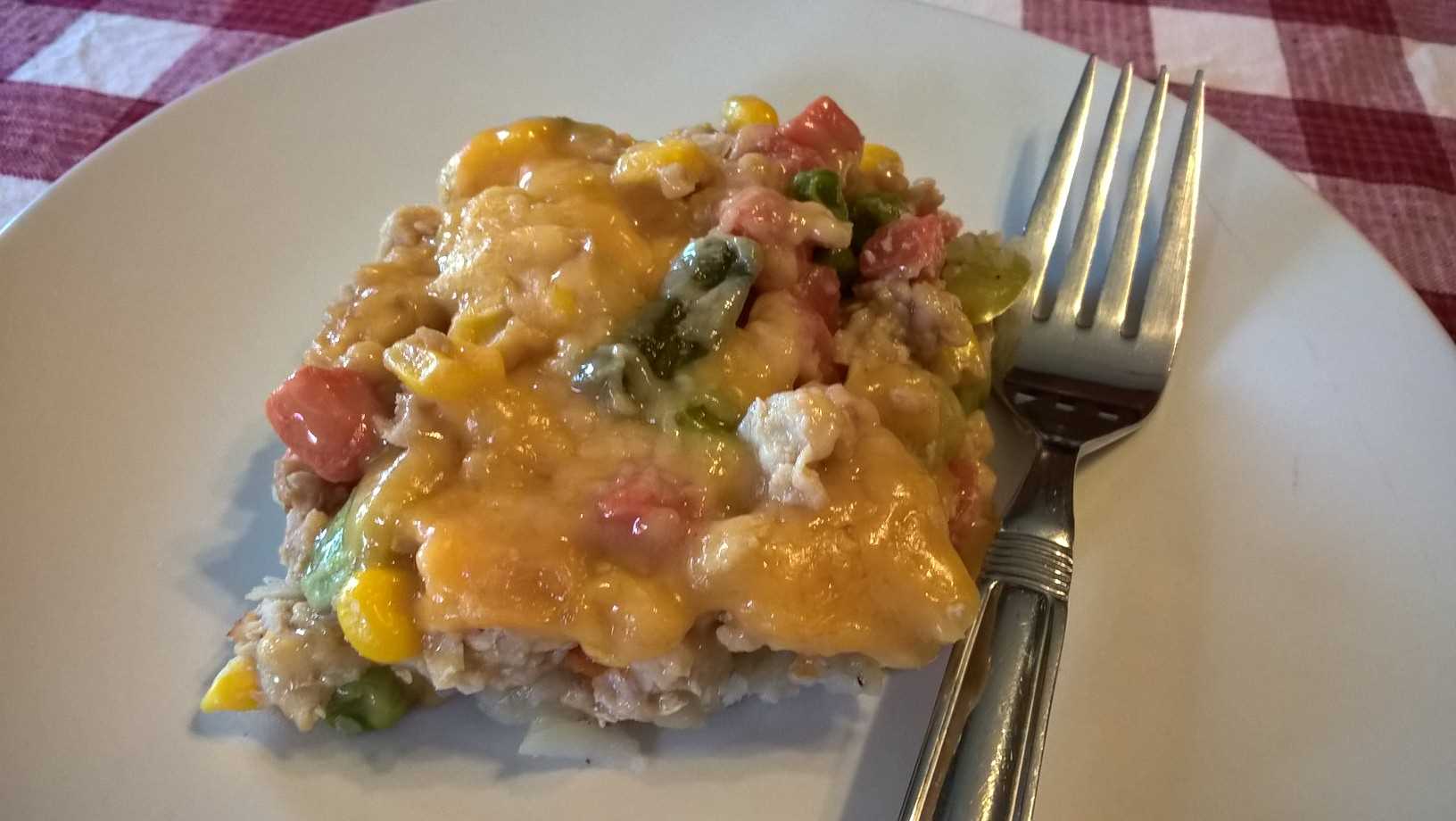 Chicken Hash Brown Bake-image