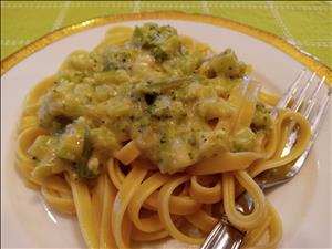 Broccoli Fettuccine Alfredo