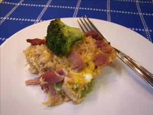 Ham & Broccoli Bake