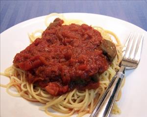 Slow Cooker Vegetable Spaghetti Sauce