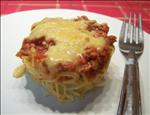 Sloppy Joe Spaghetti Cups