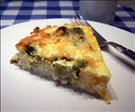 Broccoli Hash Brown Quiche