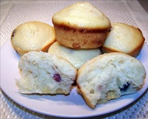 White Chocolate Cranberry Muffins