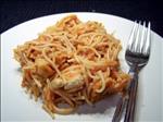 Cheesy Chicken Spaghetti Casserole