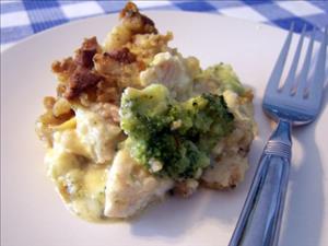 Cheesy Chicken & Broccoli Bake