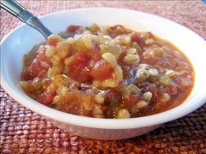 Roasted Tomato & Barley Soup