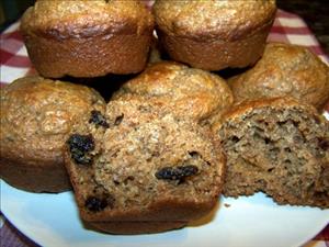 Bran Raisin Muffins