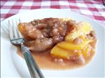 Slow Cooker Peach Cobbler