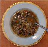 Beefy Vegetables Barley Soup