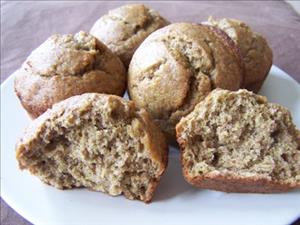 Whole Wheat Banana Muffins