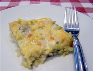 Turkey and Rice Quiche