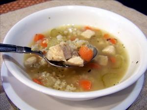 Hearty Chicken & Rice Soup
