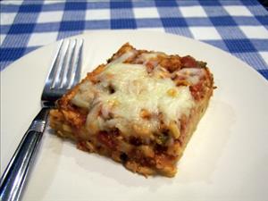 Spaghetti Pizza Casserole