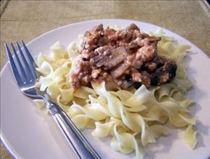 Skillet Picante Chicken Stroganoff