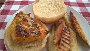 Grilled Honey Mustard Chicken Sandwiches