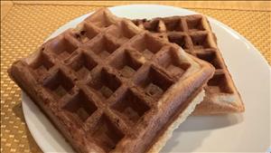 Granola Whole Wheat Waffles