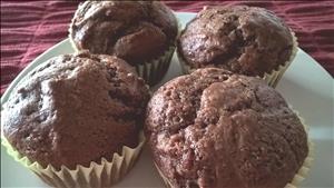 Chocolate Strawberry Muffins