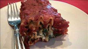 Spinach Lasagna Roll Ups