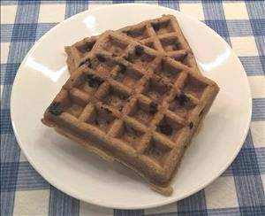 Whole Wheat Blueberry Waffles