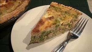 Broccoli and Turkey Quiche