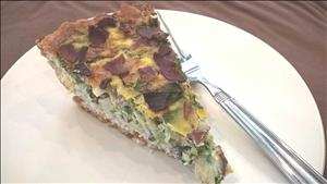 Spinach Bacon Brunch Pie