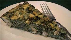 Crustless Spinach Quiche