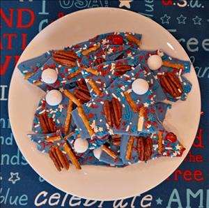 Fourth of July Chocolate Bark