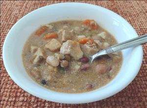 Buffalo Chicken 15 Bean Soup