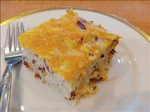 Hash Brown Egg Bake