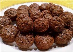 Cocoa Branana Mini Muffins