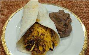 Chicken & Bean Burritos