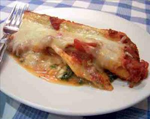 Three-Cheese Stuffed Manicotti