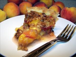 Peachy Praline Pie